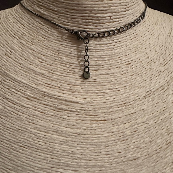 French Connection | Skull Pendant Necklace with Pearl and Flower Charms - Picture 4 of 5